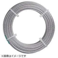【 新品 未開封 】 トラスコ中山 ステンレスワイヤロープ ナイロン被覆 Φ1.0(1.5)X5m CWC1S5 未使用 送料無料
