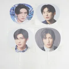 【三重店】SnowMan 目黒蓮 うちわ まとめ売り 計4枚セット （スノーマン/めめ）【352-A356】