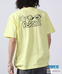 POPEYE SHORT SLEEVE T-SHIRT ポパイ ワンポイント 刺繍 Tシャツ プリント ほうれん草