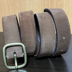 Anderson's スエード ベルト ブラウン 75 イタリア製