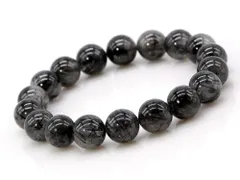 ブラックルチルクォーツ ルチルクォーツ ブレスレット 10mm パワーストーン ブレスレット メンズ 天然石 数珠 アクセサリー