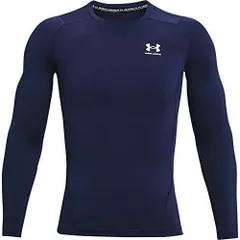 アンダーアーマー(UNDER ARMOUR) コンプレッションウェア ヒートギアアーマー 長袖 1361524 ミッドナイトネイビー/ホワイト Mサイズ