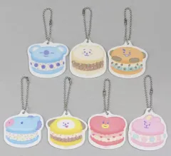【中古】雑貨 全7種セット オリジナルアクリルキーホルダー 「BT21」 ファミリーマート限定