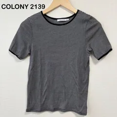 COLONY2139 ボーダーTシャツ 半袖 レディース フリーサイズのサムネイル