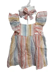 ストライプワンピース　3点セット