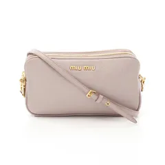 ミュウ ミュウ Miu Miu ショルダーバッグ マドラス 5ZH011 ピンク レザー ショルダーバッグ レディース Used Bのサムネイル