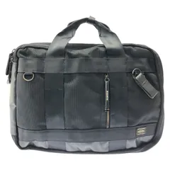 【中古】PORTER 3WAY ヒート ブリーフバッグ ブラック ポーター ビジネスバッグ[19]