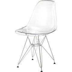 KANADEMONO Shell Chair クリア シンプル オフィスチェア① - メルカリ