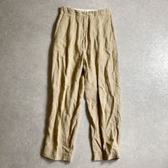 50s レーヨンスラックス ギャバジン vintage 極太 60s usa製 50s レーヨン ウール ギャバジンスラックス 極太 襤褸 雰囲気 ドレープ