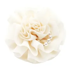 【ホワイト×ワンサイズ】[Cream dot. クリームドット公式] コサージュ パール フォーマル 卒業式 卒園式 入学式 入園式 ママスーツ フラワー レース ビジュー ピン クリップ  上品 ワンポイント 華やか アクセサリー 