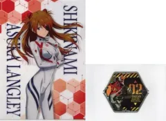 【中古】クリアファイル 式波・アスカ・ラングレー/白プラグスーツ A4クリアファイル＆ステッカーセット 「一番くじ エヴァンゲリオン エヴァパイロット、集結!」 H賞
