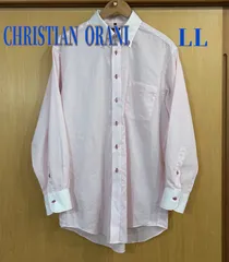 CHRISTIAN ORANI クリスチャンオラーニ　長袖ワイシャツ LL パープルピンク