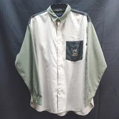 ◇ BACK NUMBER バックナンバー バック刺繍あり 長袖 シャツ サイズL ベージュ/マルチ メンズ E  【1211150040757】