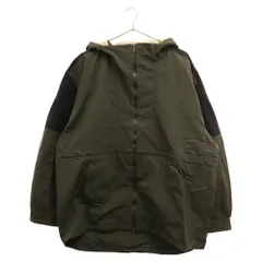adidas (アディダス) ナイロン ジップアップ 長袖ジャケット カーキ GE0389