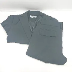 ◇ Θ THEORIA セオリア 背抜き S パンツスーツ サイズ9AR ブラック レディース E  【1503060012024】