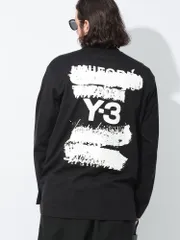 Y-3 (ワイスリー) U グラフィック バックロゴ クルーネック 長袖 Tシャツ U GFX Y3JN4880 ブラック