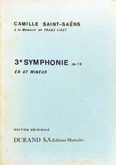 サン＝サーンス 交響曲第3番 (スタディスコア/ポケットスコア) 輸入楽譜 Saint-Saens 3e Symphonie デュラン社/Durand 洋書