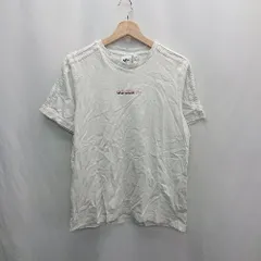 ◇ ⊂ adidas アディダス ロゴプリント バックプリント 半袖 Ｔシャツ サイズL ホワイト ブラック ピンク レディース E  【1502060005883】