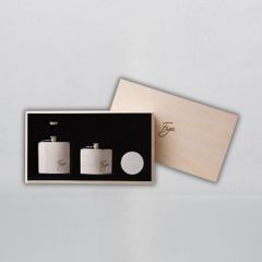 【受注生産品】 ★新品★ MADE IN JAPAN製 Figo スキンローション×モイストセラム×アンチシャインクリーム 木箱入りエイジングケア3点ギフトセット
