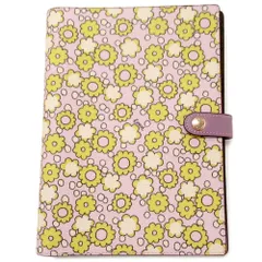 【新品 未使用】コーチ COACH アウトレット フラワープリント 花柄 キャンバス ノート ブック カバー セット CBM00 IMY2K