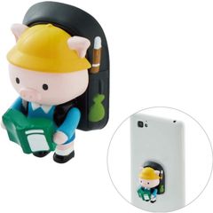 スマホ用フィンガーフィギュア ちょいのせ 小学生 P-STBFESPIG ブタ