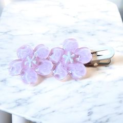 桜 ヘアクリップ ヘアピン ヘアアクセサリー 花 フラワー 春 さくら サクラ