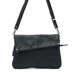 ダブルス ショルダーバッグ DOUBLES バッグ 斜め掛け レザー VLR-1656 メンズ レディース ブラック