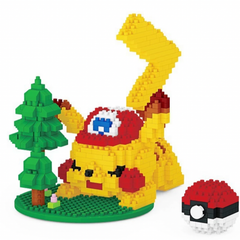 寝そべりピカチュウ ナノブロック 互換 ポケモン モンスターボール