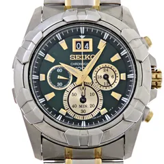 [海外限定] SEIKO クロノグラフ ビッグデイト腕時計 7T04-0AE0 SEIKO - セイコー クォーツ ビッグデイト クロノグラフ 海外専売