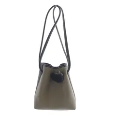 ヴァジック VASIC TOMORROWLAND別注 ボンドミニ bond mini ハンドバッグ ショルダーバッグ 2way 斜め掛け 巾着 レザー グレー /YO17