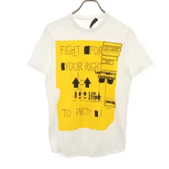 DSQUARED2 ディースクエアード2 イタリア製 半袖 Tシャツ XS ホワイト メンズ 古着