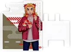 【中古】スマホ・モバイルスタンド(アクリル) 煉獄杏寿郎 アクリルスマホスタンド 「鬼滅の刃×ローソン」 ローソンストア100限定 Ponta会員・dポイントカード会員限定キャンペーンCコース当選品