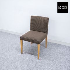 【中古品】AD CORE エーディーコア MD-201 エーモード ダイニング アームレス チェア ファブリック ブラウン 定価8万【4】