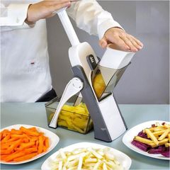 野菜スライサー カッター 多機能スライサー 千切りスライサー みじん切り ポテト切り おろし器 千切り器 キッチンスライサー 厚薄調整 スライサー