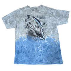 スターウォーズ　ｔシャツ　ミレニアムファルコン　ｔシャツ　ディズニー　ｔシャツ　ミレニアムファルコン　スマグラーズラン　アトラクション　tシャツタイダイ柄　ぶち抜き　starwars　disney　ウォルトディズニーワールド　ディズニーランド