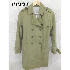 ◇ ◎ mysty woman ミスティウーマン ウエストベルト付き トレンチ コート サイズM カーキ レディース 【中古】 【1002802390180】のサムネイル