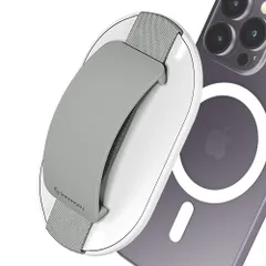 【数量限定】簡単脱着 落下防止 ワイヤレス充電可能 スマートフォンバンドスタンド シリコンフィンガーグリップ 2in1機能 iPhone 16 薄型 Plus Pro Pro Max 9mm 15 14 13 【超強磁力スマホ指マグネットグリップ】Sinjim