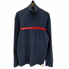 1890s フランス 消防士 ファイヤーマンシャツ アンティーク ヴィンテージ 1900s France Antique HBT Indigo Linen Fireman D