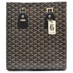 GOYARD（ゴヤール） コモールPM Comores PM Tote Hand Bag ブラック PVC×レザー ハンドバッグ トートバッグ レディース メンズ 男女兼用 鞄【中古】【程度Aランク】