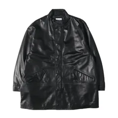 MAISON SPECIAL メゾン スペシャル ブルゾン サイズ:1 21AW プライム オーバー ショート モッズ ラムレザー ブルゾン (11211211208) ブラック 黒 アウター ジャケット コート 上着【メンズ】のサムネイル