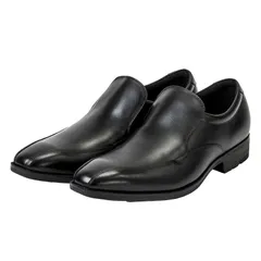 テクシーリュクス アシックス商事 texcy luxe 本革 革靴 ビジネスシューズ スリッポン スニーカー 黒 ブラック 3E ロングノーズ スーツ 靴 actu7011 ブラック 26.0cm