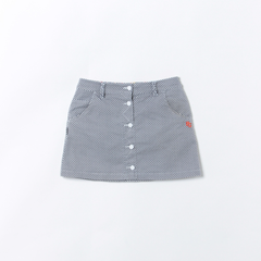 【認定リユース品】エアレット カルゼストレッチ ミニスカート　<市松柄プリント>