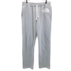 THE NORTH FACE ノースフェイス フロントビュー スウェットパンツ XL グレー 裏起毛 アウトドア NB81940 メンズ 古着