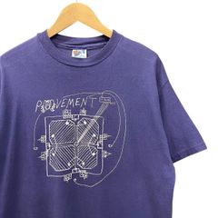 90s ビンテージ PAVEMENT プリント バンド Tシャツ L ネイビー フェード 90年代 vintage ヴィンテージ アメリカ製 USA製 ペイヴメント バンドT ロックT