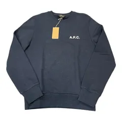 定価28600円 未使用 A.P.C 22SS ARLISS LOGO SWEAT プリント ロゴ クルーネック スウェット アーペーセー COETM-H27691 ネイビー Mのサムネイル