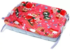 【中古】食器その他(キャラクター) ダッフィー＆シェリーメイ(Xmas) スーベニアバスケット 「ディズニーベア」 東京ディズニーシー限定