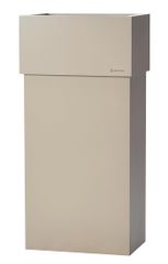 木材 スリム おしゃれ モノギャラリー限定分別シール付… ゴミ箱 オールシャンパンベージュ 限定カラー 3L ダブルキューブ ヤマト工芸