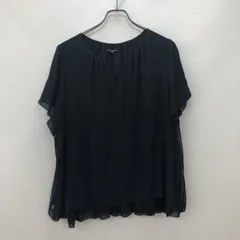 【２３区】ニジュウサンク　レディース　半袖　カットソー　ブラック　サイズ46