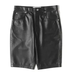 美品 LOEWE ロエベ パンツ サイズ:46 22SS ラムレザー ショートパンツ H526Y54L09 5ポケット ブラック 黒 スペイン製 ボトムス ズボン ハーフ ショーツのサムネイル