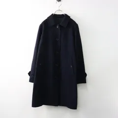 美品✨マーガレットハウエル　MHL. ショートコート　ウール切り替え　ブラック マーガレットハウエル ウールショートコート（マーガレット